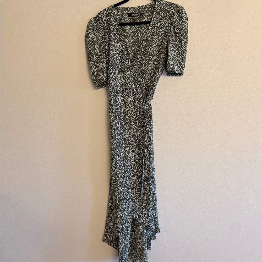 Missguided Black and White Maxi Dress